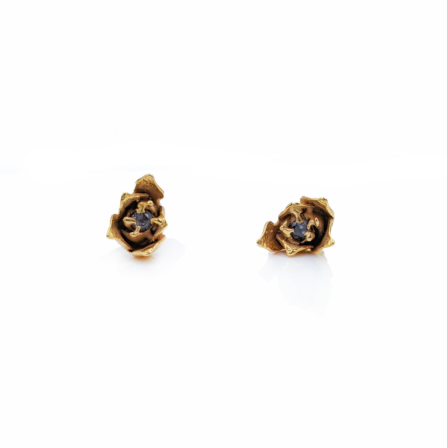 Small Gold Alexandrite Sedum Studs